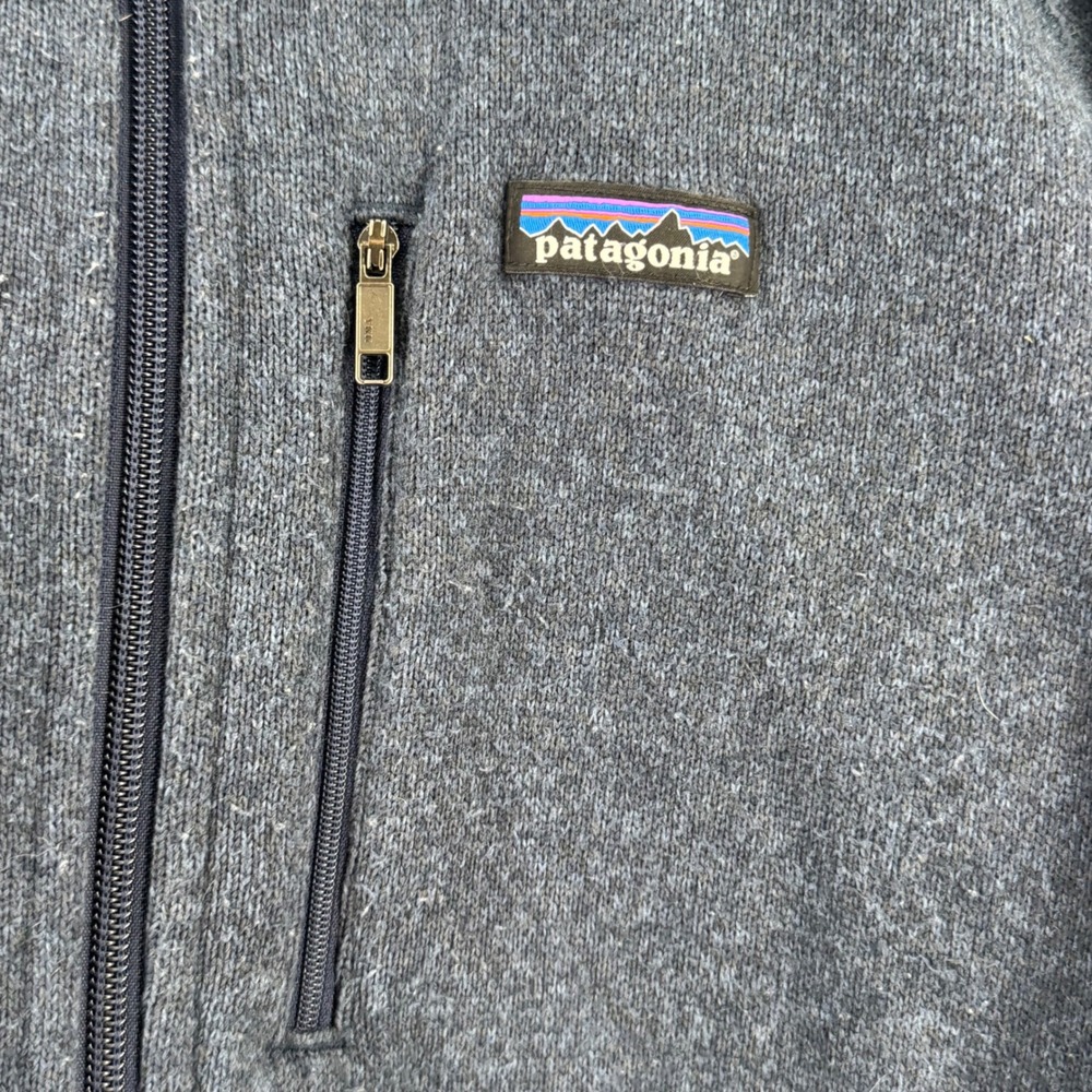 Patagonia Better Sweater Mens XXL Full Zip Fleece Jacket Blue Heather 25528 - Picture 3 of 9